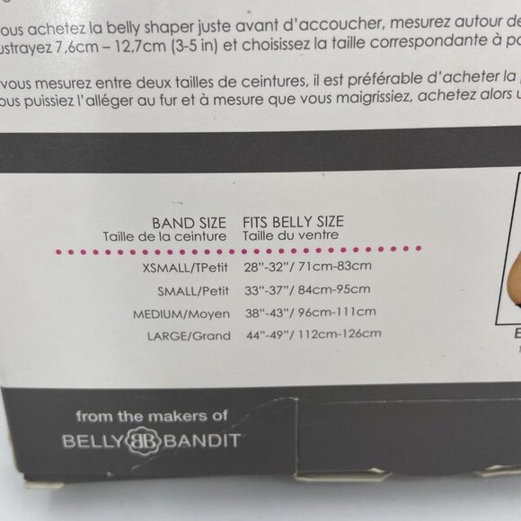 NIB UNDER WRAPZ Nude Belly Shaper Band Post-Pregnancy Maternity Size Large - Picture 4 of 4